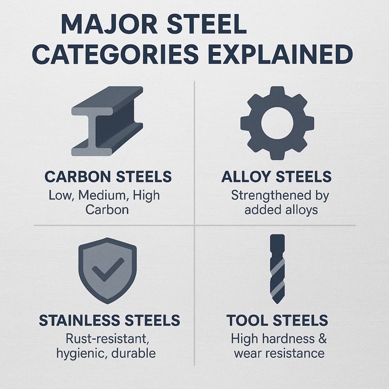 Steel Categories Infographic
