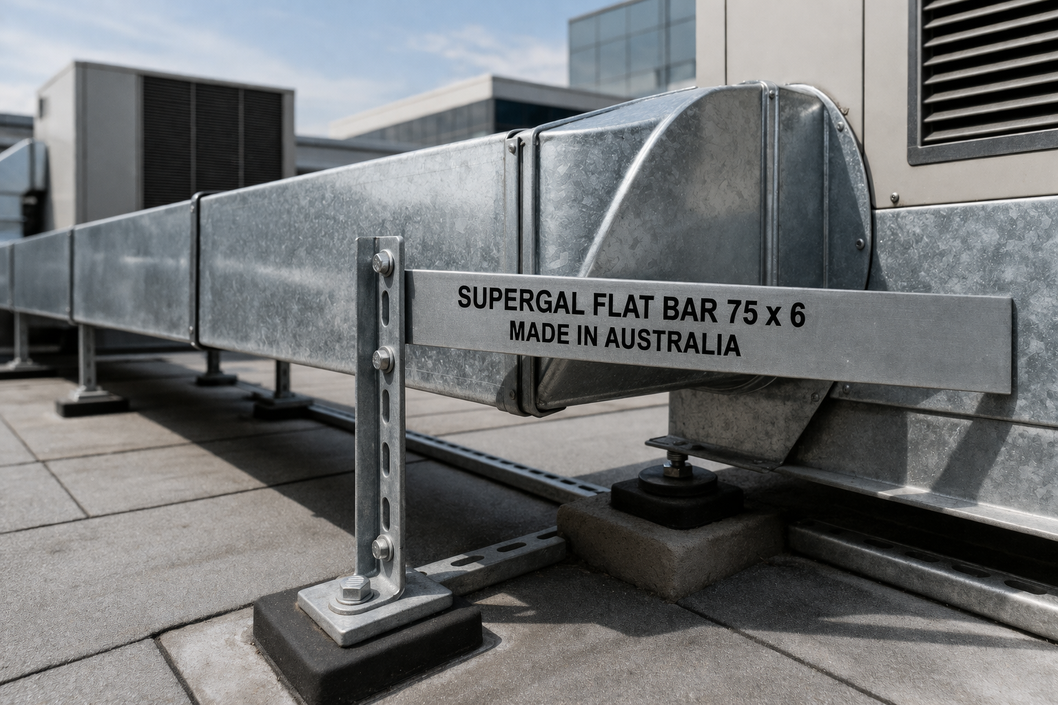 Industrial rooftop HVAC system details